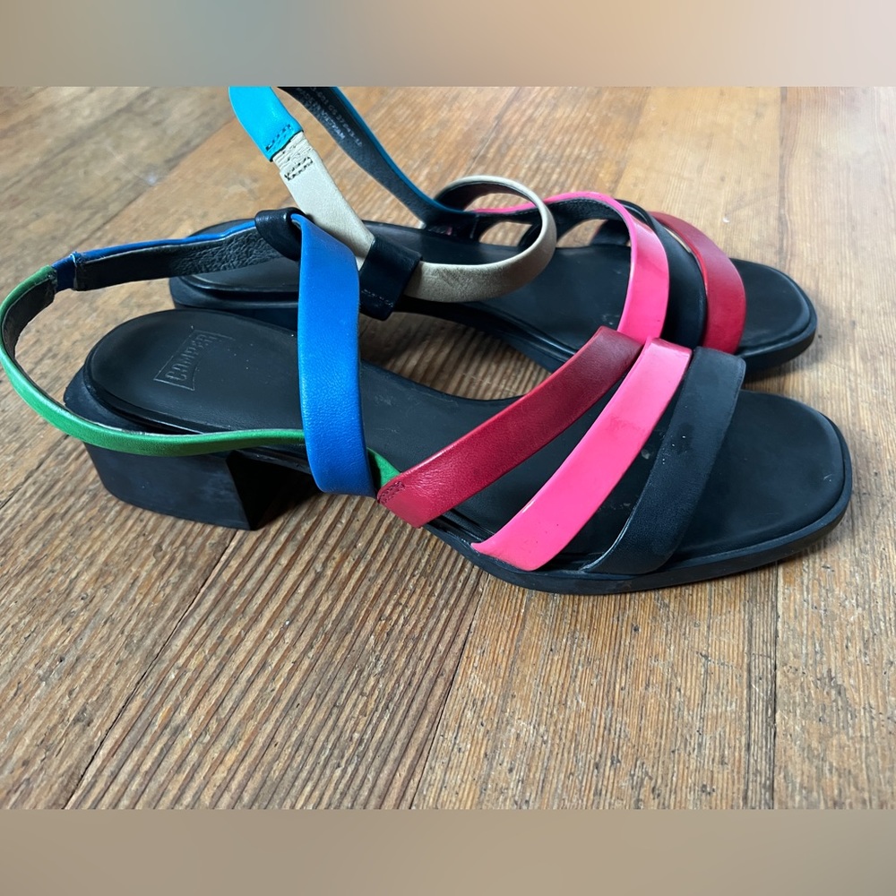 Camper twins sling back sandals size 37
